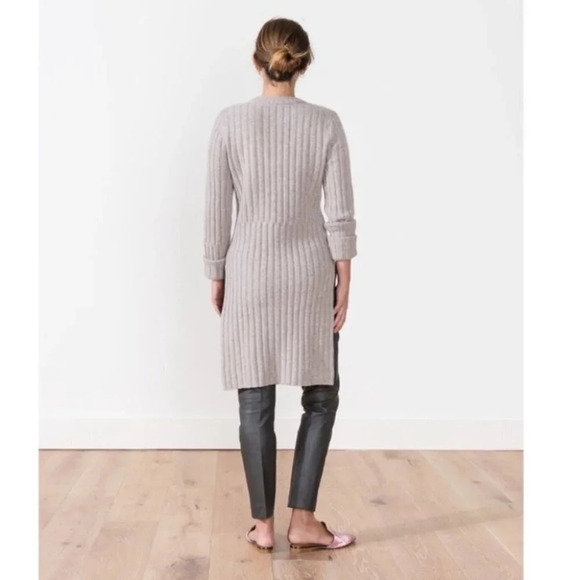 Joseph rib tunic sweater Gray/Tan Tunic S - Picture 4 of 12